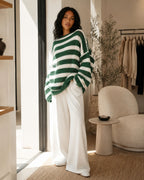 Vyla™ Striped Oversized Knit Sweater