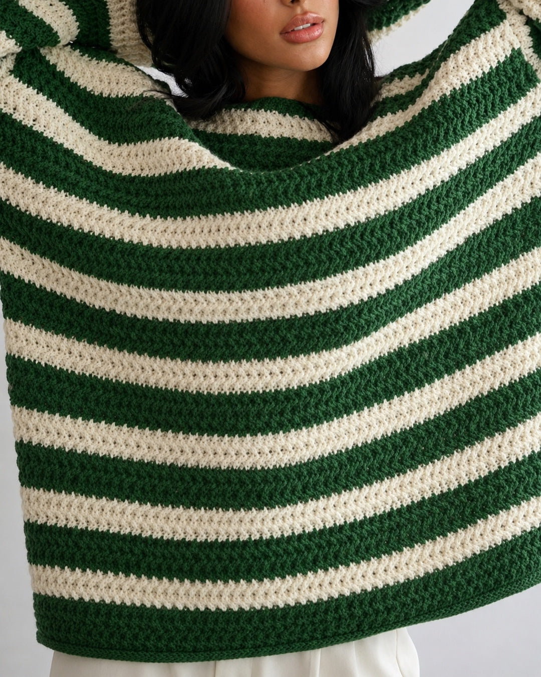 Vyla™ Striped Oversized Knit Sweater