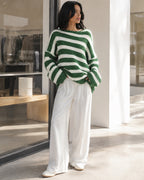 Vyla™ Striped Oversized Knit Sweater