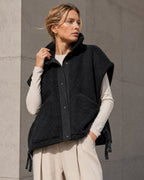 Vyla™ Oversized Plush Fleece Sleeveless Vest
