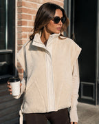 Vyla™ Oversized Plush Fleece Sleeveless Vest