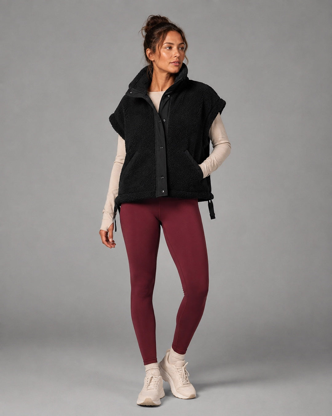 Vyla™ Oversized Plush Fleece Sleeveless Vest