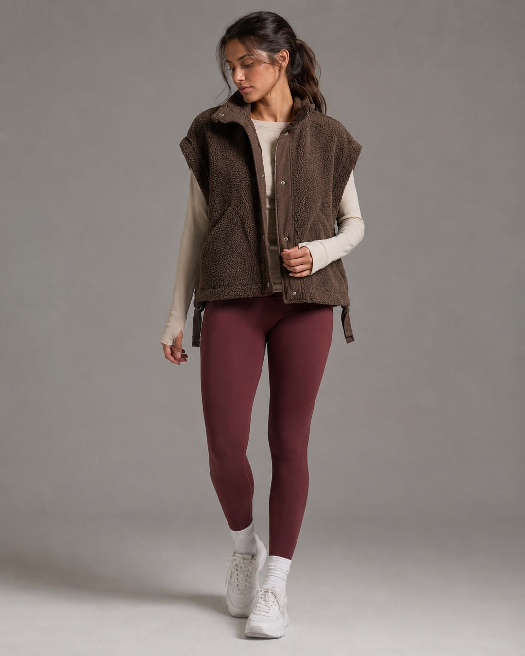 Vyla™ Oversized Plush Fleece Sleeveless Vest