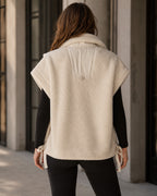 Vyla™ Oversized Plush Fleece Sleeveless Vest