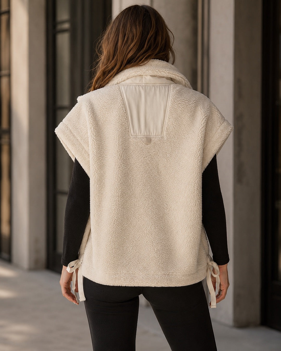 Vyla™ Oversized Plush Fleece Sleeveless Vest