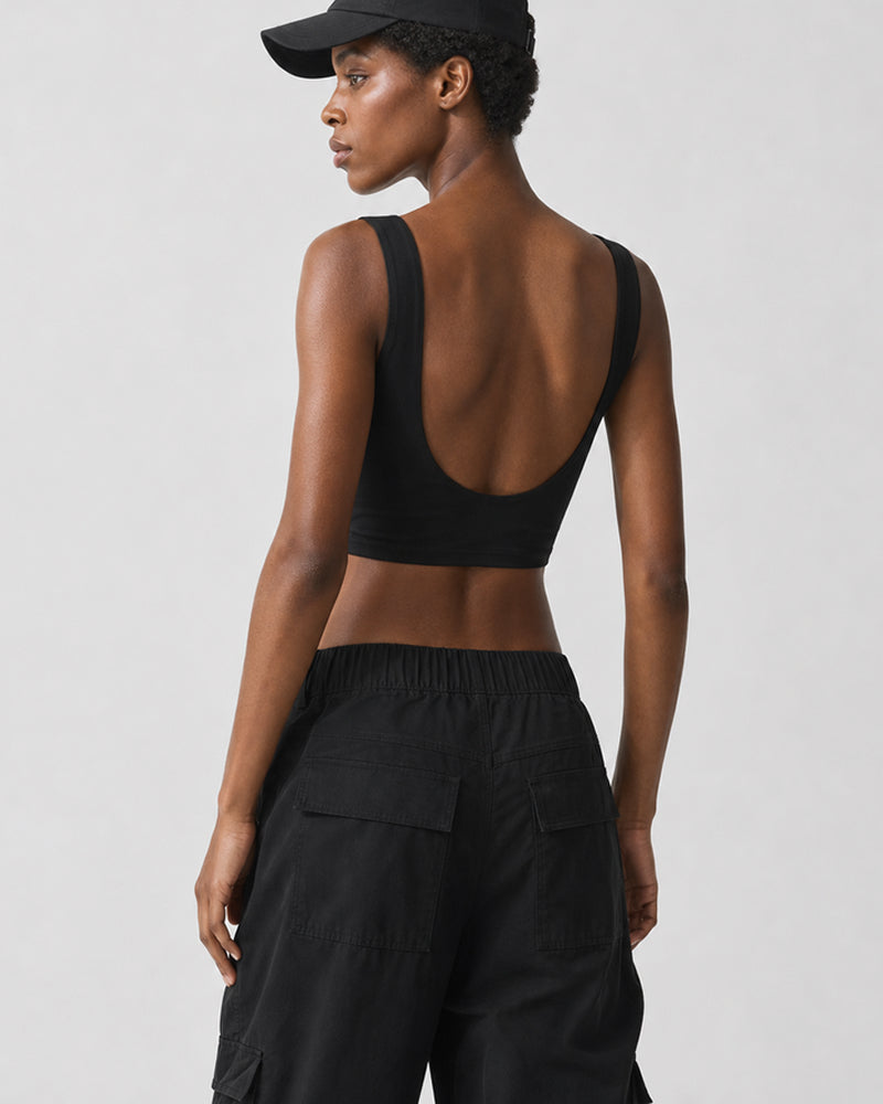 Vyla™ Open-Back Crop Top