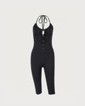 Vyla™ Halter Corset Capri Jumpsuit