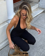 Vyla™ Backless Halter Jumpsuit