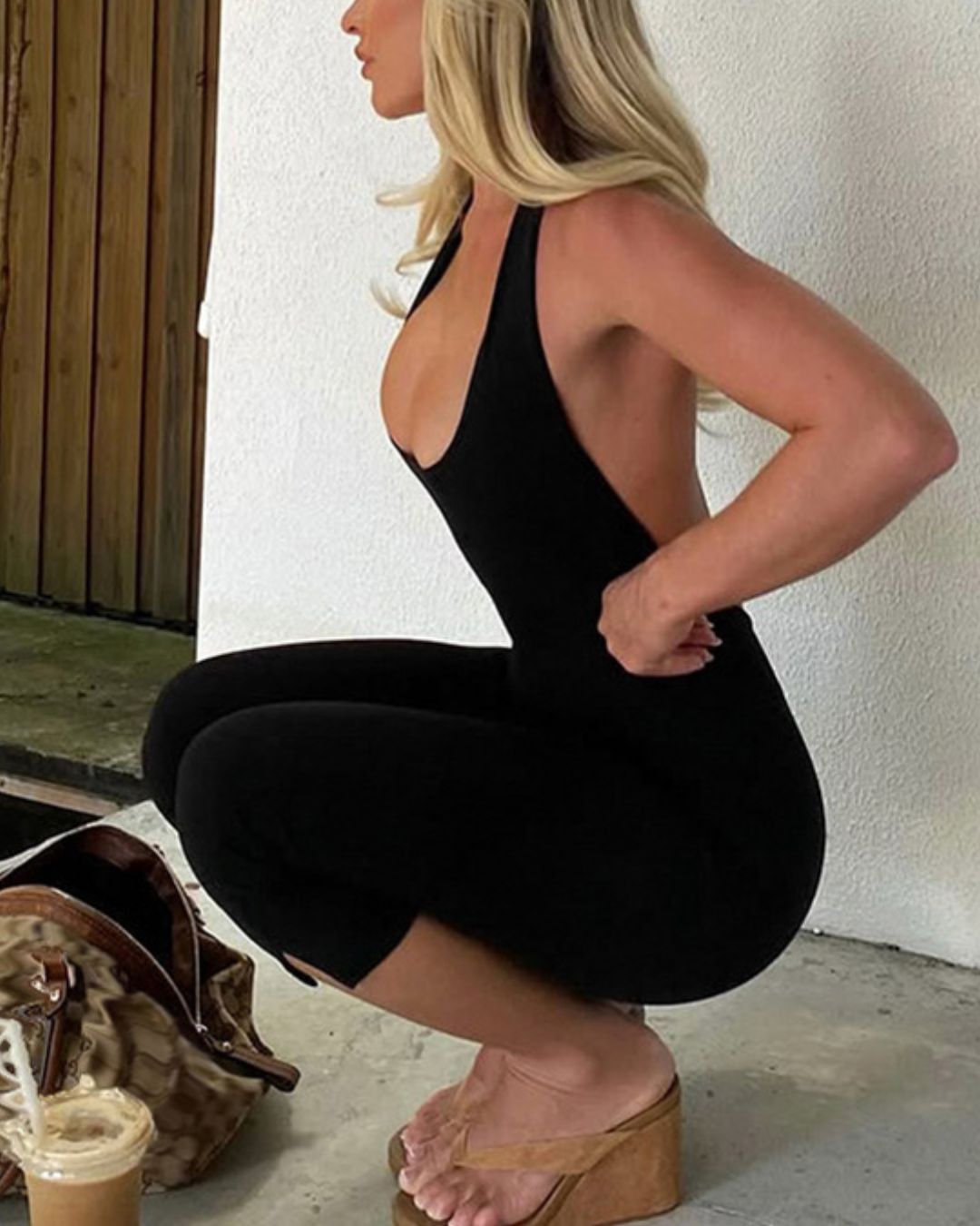 Vyla™ Backless Halter Jumpsuit