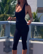 Vyla™ Elegant Backless Halter Jumpsuit