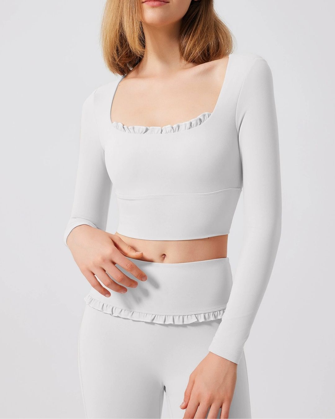 Vyla™ Ballet Ruffled Shaping Sports Top