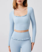 Vyla™ Ballet Ruffled Shaping Sports Top