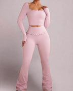 Vyla™ Ballet Ruffled Shaping Sports Top