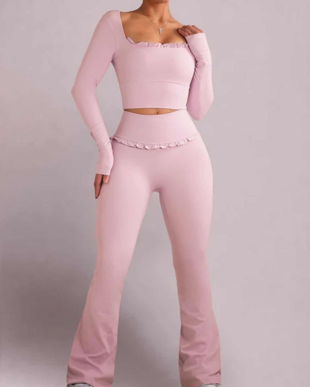 Vyla™ Ballet Ruffled Shaping Sports Top