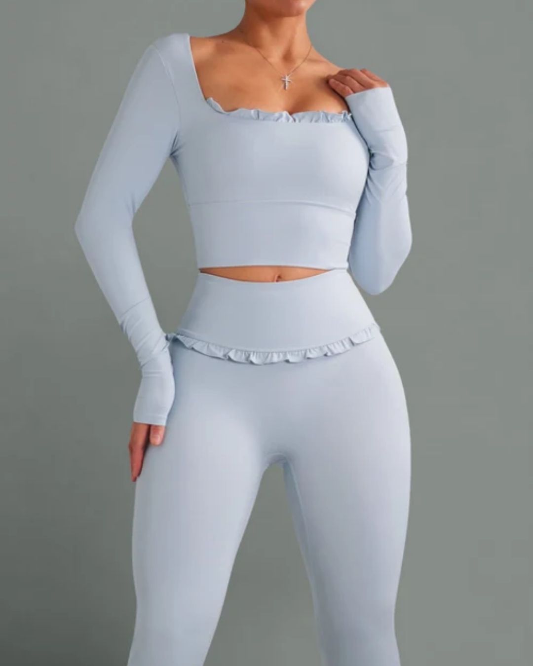 Vyla™ Ballet Ruffled Shaping Sports Top