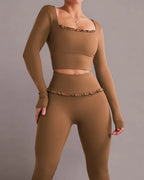 Vyla™ Ballet Ruffled Shaping Sports Top
