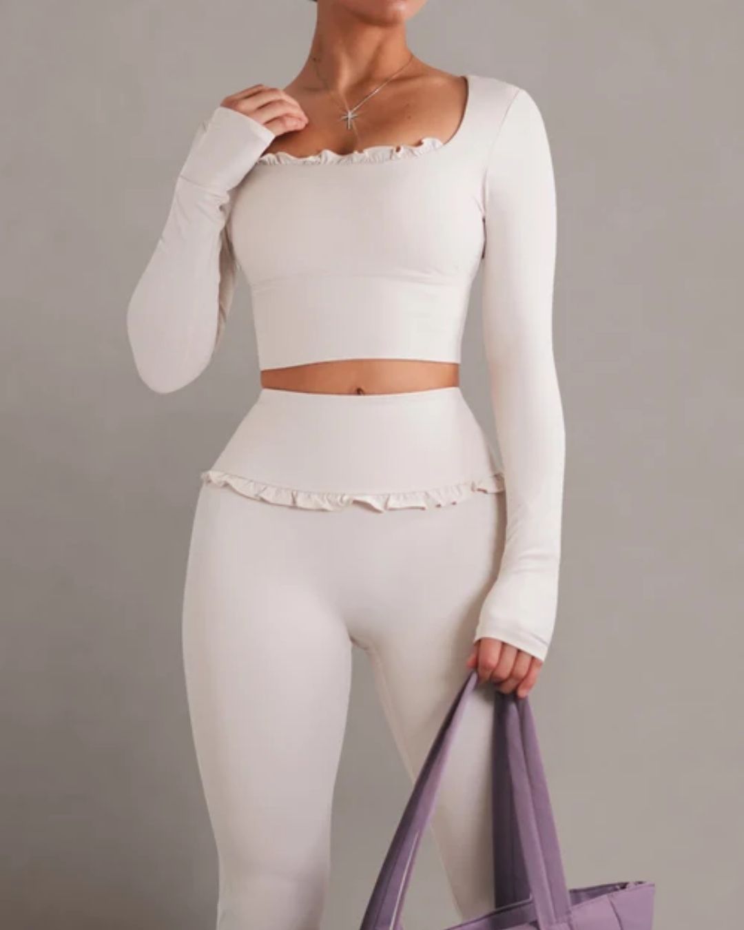Vyla™ Ballet Ruffled Shaping Sports Top