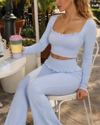 Vyla™ Ballet Ruffled Shaping Sports Top