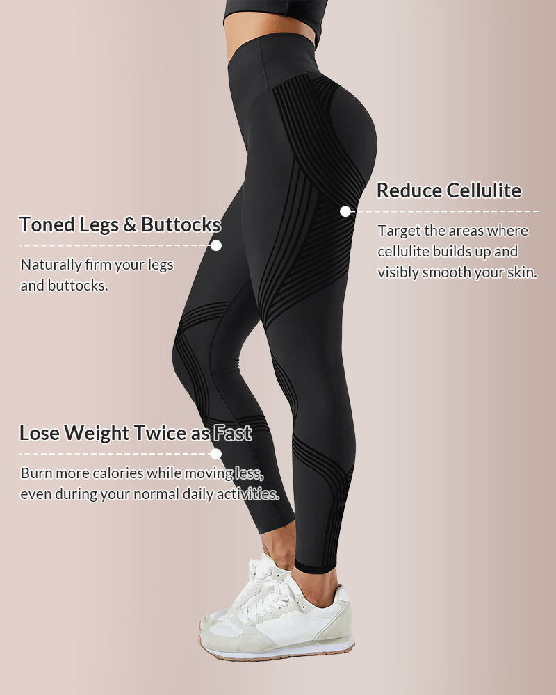 Vyla™ Seamless Contour Scrunch Butt Yoga Leggings