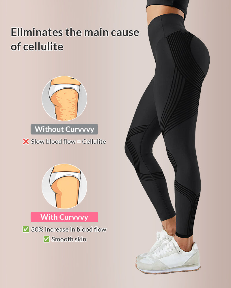 Vyla™ Seamless Contour Scrunch Butt Yoga Leggings
