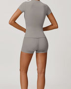 Vyla™ Quick-Dry Yoga Running Short Sleeve Top