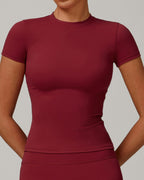 Vyla™ Quick-Dry Yoga Running Short Sleeve Top