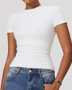 Vyla™ Quick-Dry Yoga Running Short Sleeve Top