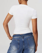 Vyla™ Quick-Dry Yoga Running Short Sleeve Top