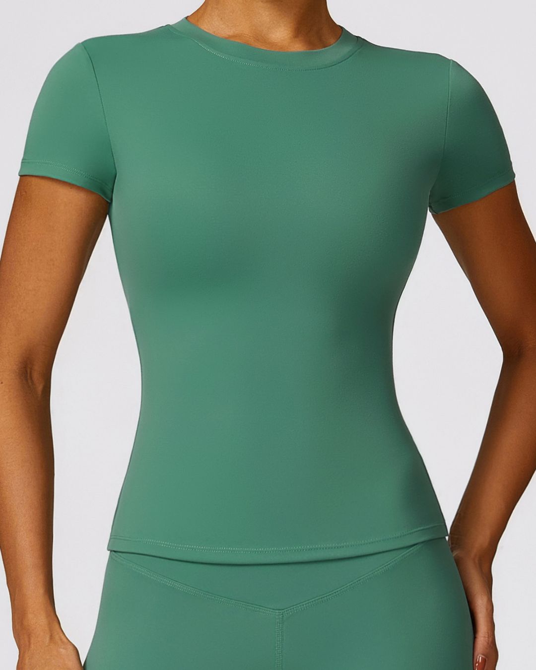 Vyla™ Quick-Dry Yoga Running Short Sleeve Top
