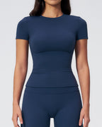 Vyla™ Quick-Dry Yoga Running Short Sleeve Top