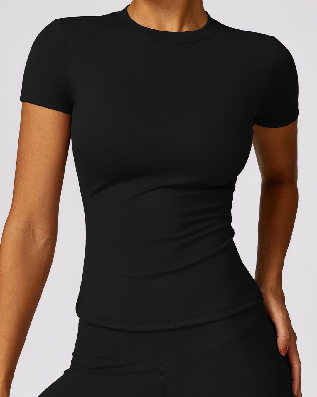 Vyla™ Quick-Dry Yoga Running Short Sleeve Top