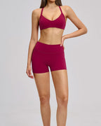 Vyla™ Sculpting High-Waisted Workout Shorts