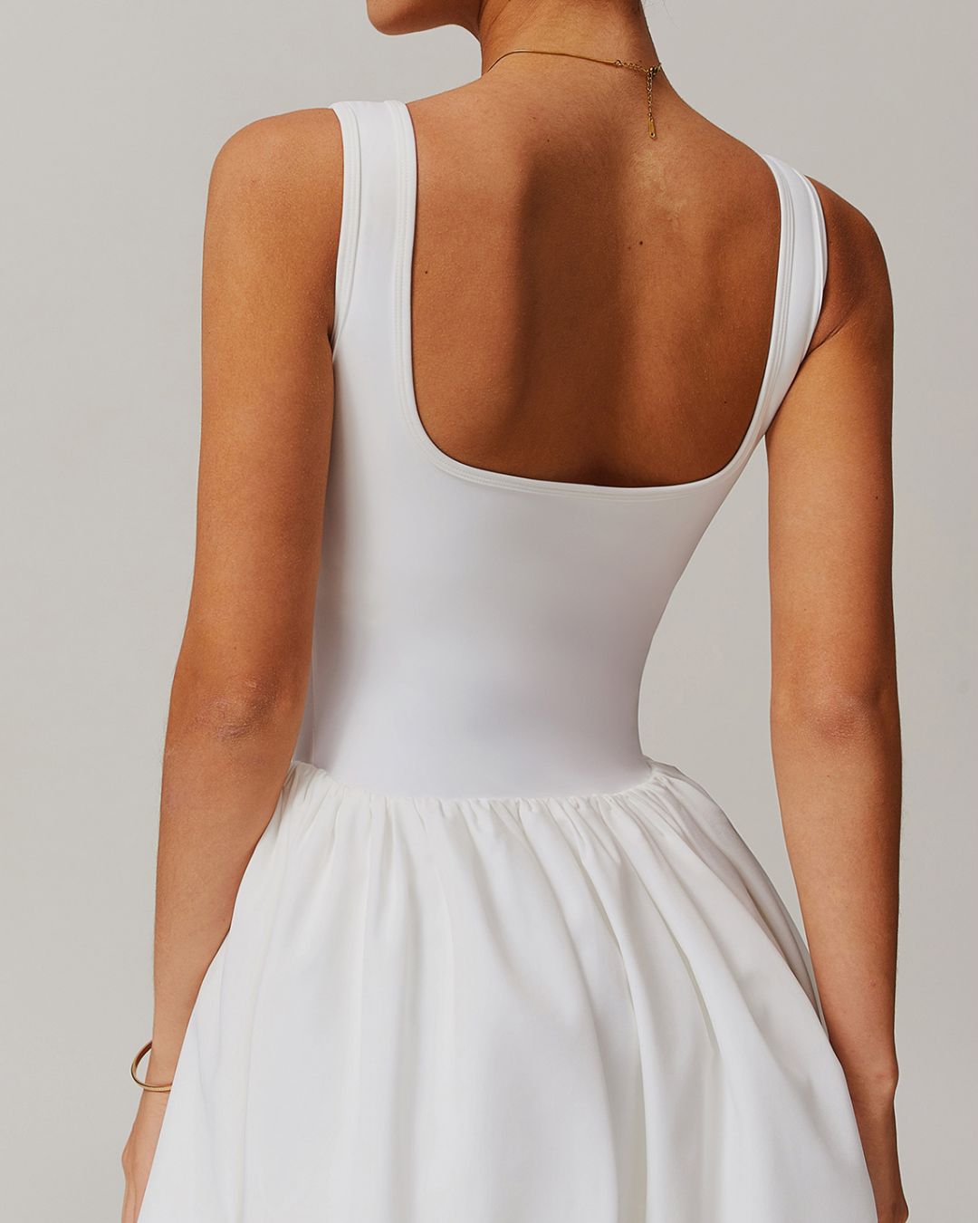 Vyla™ Athletic Tennis Dress with Built-In Bodysuit