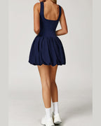 Vyla™ Athletic Tennis Dress with Built-In Bodysuit