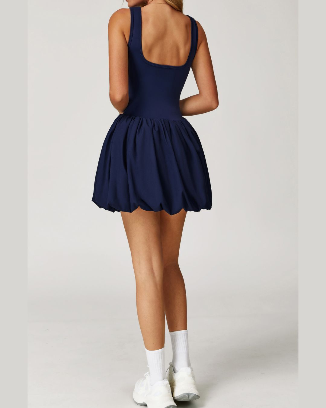 Vyla™ Athletic Tennis Dress with Built-In Bodysuit