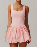 Vyla™ Athletic Tennis Dress with Built-In Bodysuit