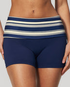 Vyla™ Contrast Panel Sculpting Workout Shorts