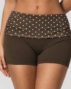 Vyla™ Contrast Panel Sculpting Workout Shorts