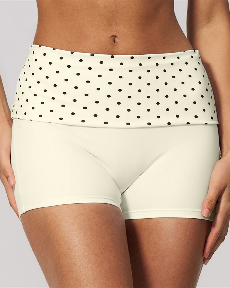 Vyla™ Contrast Panel Sculpting Workout Shorts