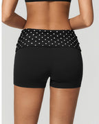 Vyla™ Contrast Panel Sculpting Workout Shorts