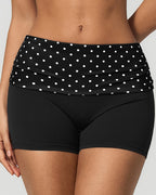 Vyla™ Contrast Panel Sculpting Workout Shorts