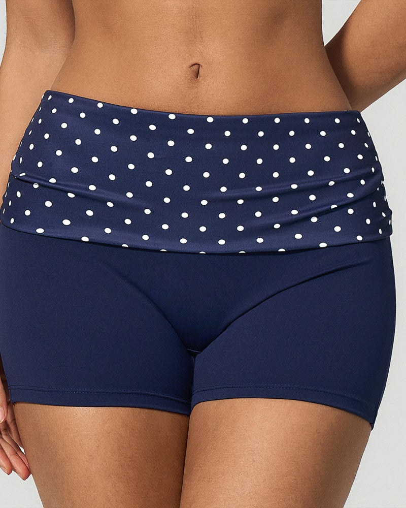 Vyla™ Contrast Panel Sculpting Workout Shorts