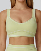 Vyla™ Contrast Trim U-Back Sports Bra