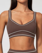 Vyla™ Contrast Trim U-Back Sports Bra