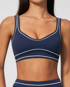 Vyla™ Contrast Trim U-Back Sports Bra