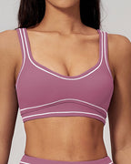 Vyla™ Contrast Trim U-Back Sports Bra