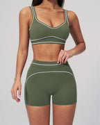 Vyla™ Contrast Trim U-Back Sports Bra