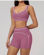 Vyla™ Contrast Trim U-Back Sports Bra