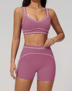 Vyla™ Contrast Trim U-Back Sports Bra