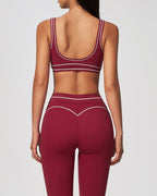 Vyla™ Contrast Trim U-Back Sports Bra